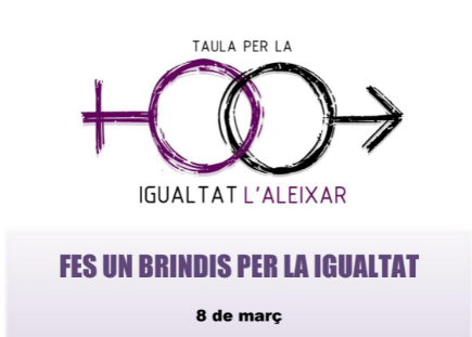 Cartell anunciador de l'acte commemoratiu del dia 8 de Març de 2020 a l'Aleixar Cartell anunciador de l'acte commemoratiu del dia 8 de Març de 2020 a l'Aleixar